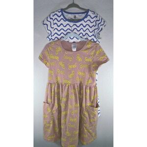 Tea Collection + Hanna Andersson Girls Dress Bundle Size 8 Cotton